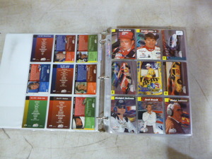 lot 24 image: NASCAR Collectible Cards in 3-Ring Binder
