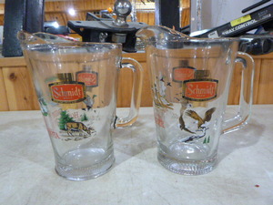 lot 39 image: 2 Schmidt Beer Pitchers