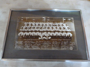 New York Yankees 1951 American League Champions Framed Print with Signatures