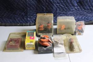 lot 26 image: Collection of Router Bits and Woodworking Cutters in Cases