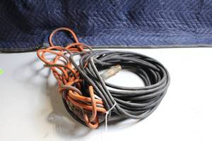 lot 49 image: Heavy Duty Extension Cord Set with Industrial Plugs