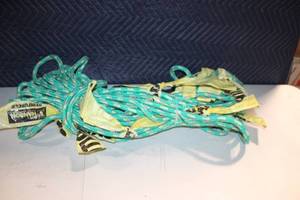lot 52 image: GH Hinson Green Poly Rope with Yellow End Caps