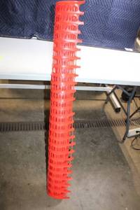 lot 66 image: Temporary Orange Mesh Safety Fence Roll 48 Inches Tall