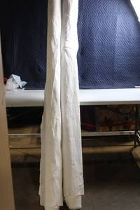 lot 75 image: Set of 2 Rolls of White Creped Wrapping Paper
