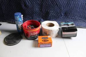 lot 86 image: Assorted Nails, Tape, and Sealant Lot for Construction and Repair