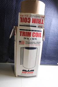 lot 89 image: Sell-Even 24 in. x 50 ft. Professional Grade Aluminum Trim Coil