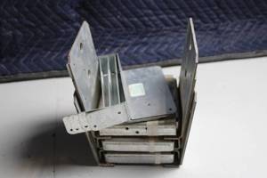 lot 90 image: Set of 3 Heavy Duty Galvanized Steel Brackets