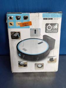 lot 1 image: BLACKDECKER RoboSeries Robot Vac