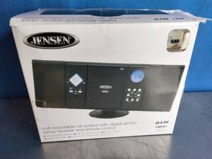lot 9 image: JENSEN Wall-Mountable AMFM CD Stereo
