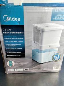 lot 39 image: Midea 35 Pint Cube Dehumidifier