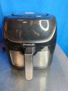 lot 47 image: PowerXL Vortex Pro 6-Qt. Air Fryer - Black