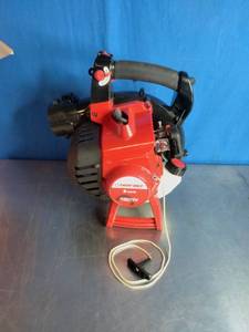 lot 50 image: Troy-Bilt 27cc 2-Cycle Full-Crank Engine Gas Leaf Blower ...