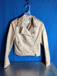 lot 80 image: Steve Madden BB Dakota Faux Suede Jacket. Brand New. Color Bone Size L