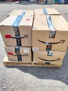 lot 101 image: Amazon Mystery Box Pallet Lot. You Never Know What You Will Find.