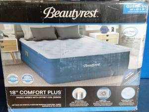 lot 87 image: Beautyrest Comfort Plus 18 Raised Air Mattress - Queen