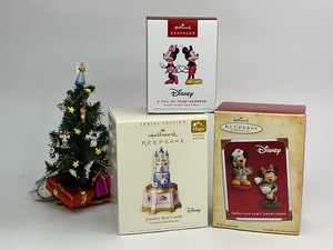 lot 4 image: 3 Hallmark Keepsake Walt Disney Christmas Ornaments