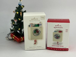 lot 10 image: 2 Hallmark Keepsake Christmas Ornaments