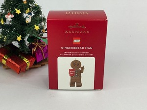 lot 20 image: 2020 Hallmark Keepsake Christmas Ornament Lego Gingerbread Man
