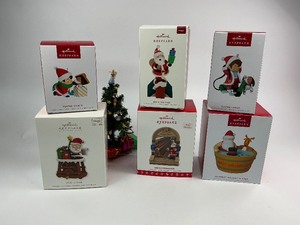 lot 122 image: 6 Hallmark Keepsake Christmas Ornaments