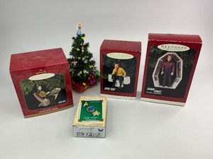 lot 130 image: 4 Star Trek Hallmark Keepsake Christmas Ornaments