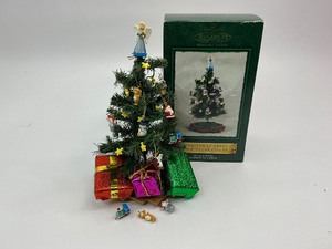 lot 144 image: 2002 Hallmark Keepsake Miniature Christmas Tree with Decorations