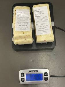 lot 33 image: 2 Blocks of Pepper Jack Cheese - 2 lb 2 oz Total Refrigerated