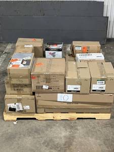 Large LOT of Lamps, Lighting, Electronics and Other Items. Mixed Lot. Untouched (Great for eBay resellers)
