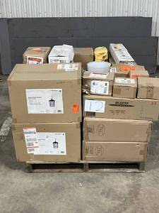 Large LOT of Lamps, Lighting, Electronics and Other Items. Mixed Lot. Untouched (Great for eBay resellers)