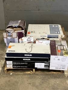 lot 19 image: Large LOT of Lamps, Lighting, Electronics, Home Security, Faucets, Showers and Other Items. Mixed Lot. Open Box, For Parts (Great for eBay resellers)