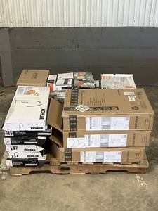 lot 25 image: Large LOT of Lamps, Lighting, Electronics, Home Security, Faucets, Showers and Other Items. Mixed Lot. Open Box, For Parts (Great for eBay resellers)