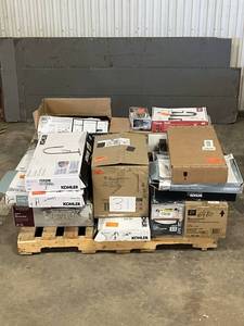 lot 31 image: Large LOT of Lamps, Lighting, Electronics, Home Security, Faucets, Showers and Other Items. Mixed Lot. Open Box, For Parts (Great for eBay resellers)