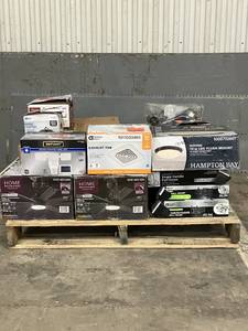 lot 40 image: Large LOT of Lamps, Lighting, Electronics, Home Security, Faucets, Showers and Other Items. Mixed Lot. Open Box, For Parts (Great for eBay resellers)