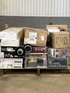 lot 50 image: Large LOT of Lamps, Lighting, Electronics, Home Security, Faucets, Showers and Other Items. Mixed Lot. Open Box, For Parts (Great for eBay resellers)