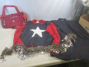 lot 13 image: (EW3) Purse, Jacket, Sweater and Be...