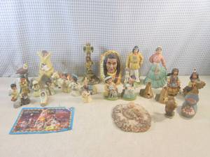 lot 41 image: (CSB) 14-Pc Ceramic Native American...