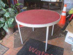 lot 61 image: (BS) Vintage Round Folding Card Tab...
