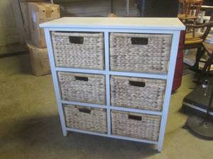 lot 65 image: (EC1) Cube Organizer with 6 Woven B...