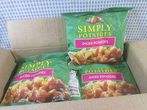 lot 111 image: (FRZ) 6 Frozen Bags of Diced Potato...