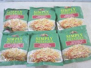 lot 113 image: (FRZ) 6 Frozen Bags of Shredded Has...