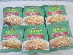 lot 115 image: (FRZ) 6 Frozen Bags of Shredded Has...