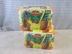 lot 120 image: (B-1) 2 - 6-Packs of Del Monte 100%...