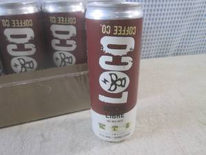 lot 140 image: (B-1) 12-Pack of Loco Coffee Co. Mo...