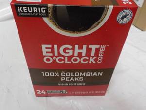 lot 38 image: Keurig 24 pods 8 OClock Columbian ...
