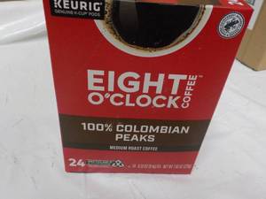 lot 39 image: Keurig 24 pods 8 OClock Columbian ...