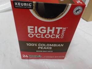 lot 41 image: Keurig 24 pods 8 OClock Columbian ...