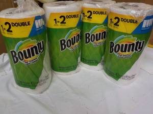 lot 43 image: 4 rolls Bounty Double Rolls...