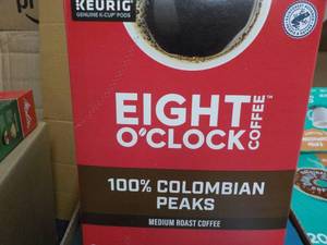 lot 50 image: Keurig 8 OClock 24 Pods Medium Roa...