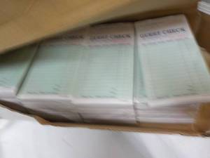 lot 54 image: Partial Case of Guest Check Receipt...