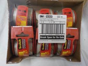 lot 62 image: 6 packs 3M Scotch 200 x 800 Long ...