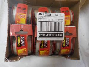 lot 65 image: 6 packs 3M Scotch 200 x 800 Long ...